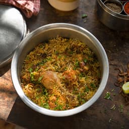 Homestyle biryani