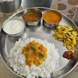 South Indian thali